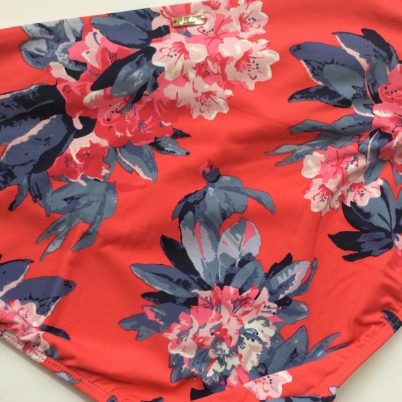 Joules Swim Joules Belle Bikini Red Floral Swimwear Bottom Poshmark